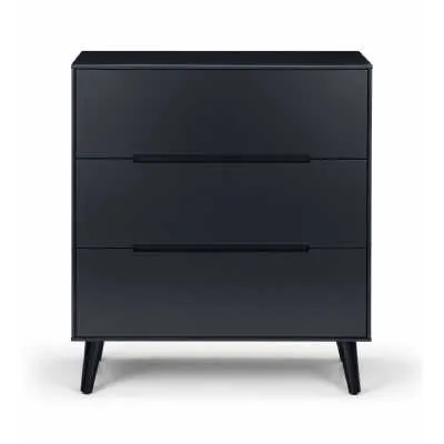 Alicia 3 Drawer Chest Anthracite