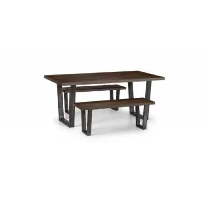 Brooklyn Bench Dark Oak