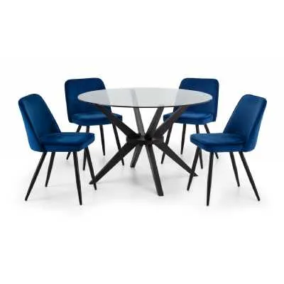 Burgess Dining Chair Blue