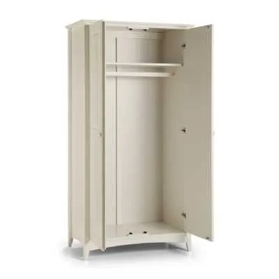 Cameo 2 Door Wardrobe Stone White