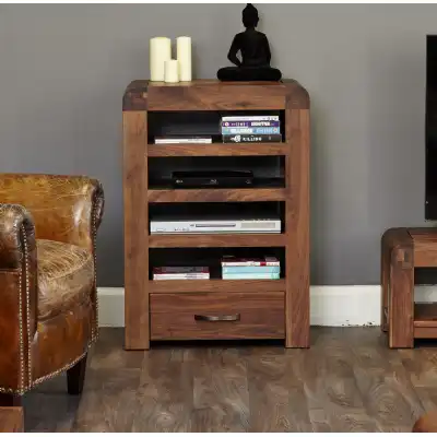 Walnut Wooden Unit Cabinet