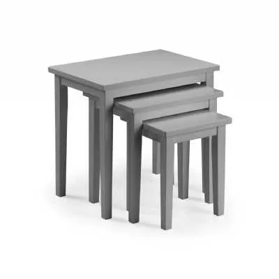 Cleo Nest Of Tables Grey Finish