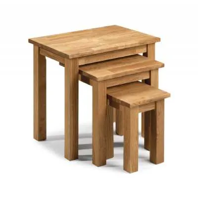 Coxmoor Oak Nest Of 3 Tables