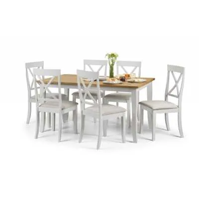 Davenport Oak Elephant Grey Dining Table