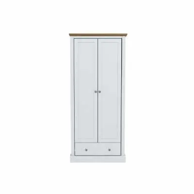 Devon 2 Door Wardrobe White