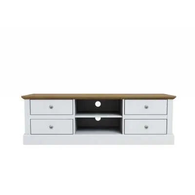 Devon TV Unit White