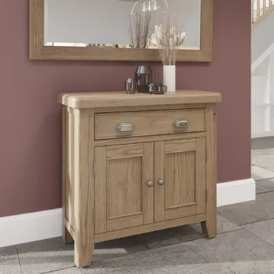 Smoked Oak 2 Door Sideboard