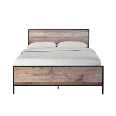 Hoxton 4.6 Double Bed Oak Effect