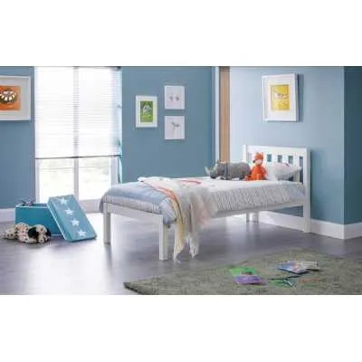 Luna Bed 90cm Surf White