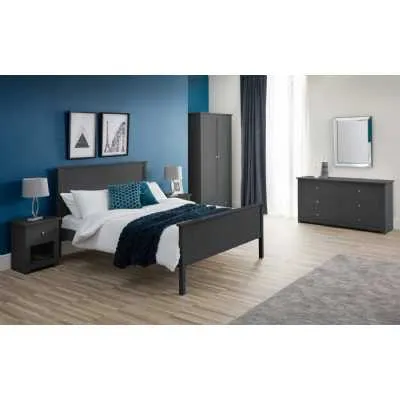 Maine 135cm Bed Anthracite