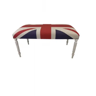 Union Jack Deep Bench Hand Made In The Uk