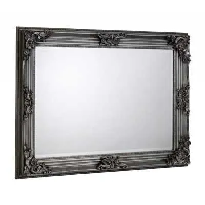 Rococo Pewter Wall Mirror