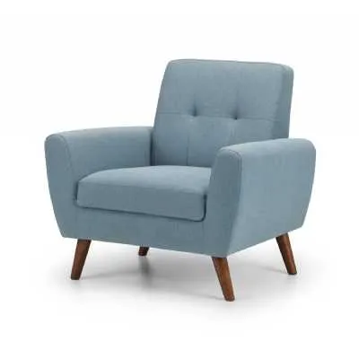 Monza Compact Retro Chair Blue