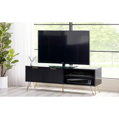 Murano TV Unit Matt Black