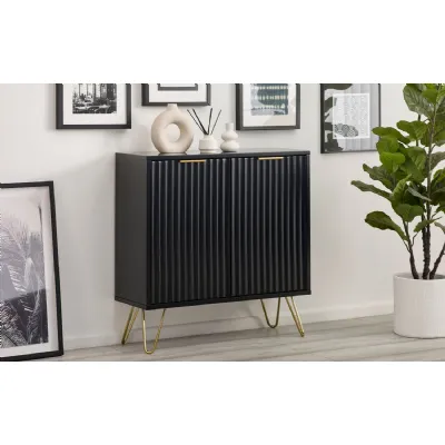 Murano Compact Sideboard Matt Black