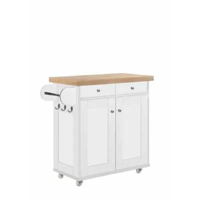 Portland Kitchen Island White