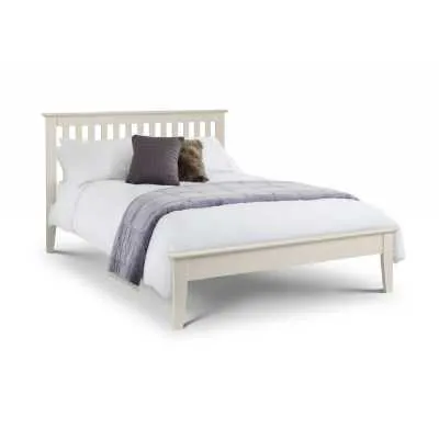 Salerno Shaker Bed 150cm Ivory