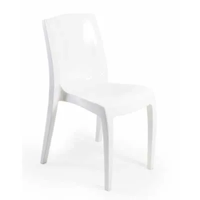 White Gloss Dining Chair