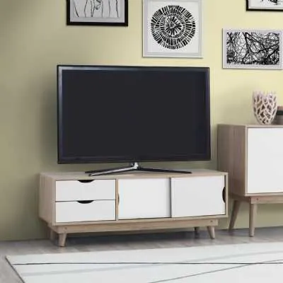 2 Door And 2 Drawer TV Unit