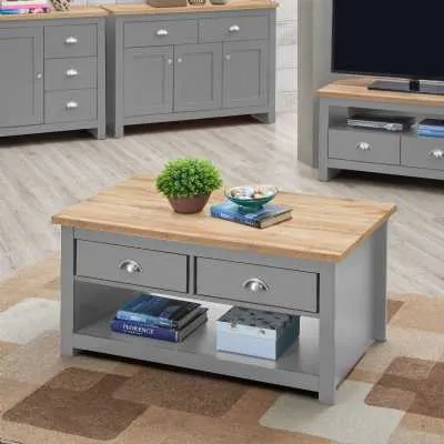 2 Drawer Coffee Table