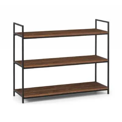 Tribeca Low Bookcase Walnut