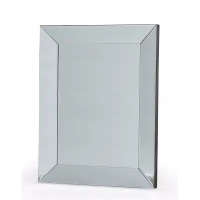 Rectangular Mirrored Glass Mitre Wall Mirror