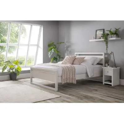 Venice Bed 90cm Surf White