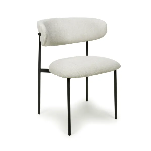 Marisa Linen Effect Natural Dining Chair