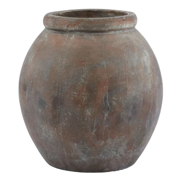 Siena Large Brown Jar Shaped Planter