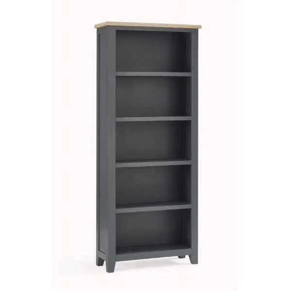 Bordeaux Tall Bookcase Dark Grey