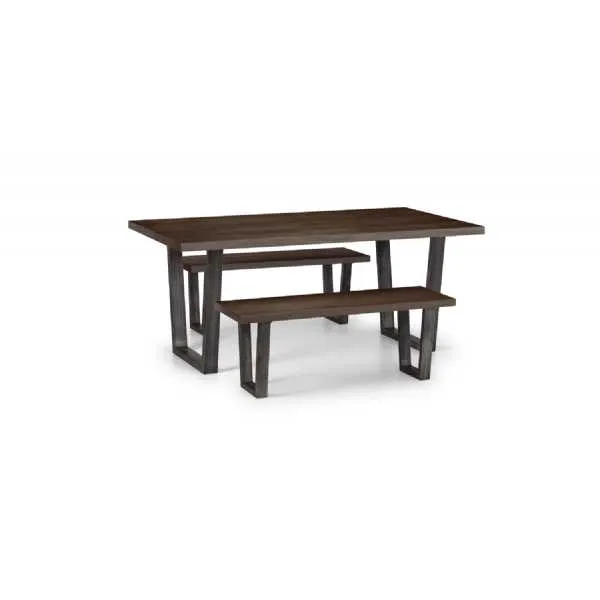 Brooklyn Bench Dark Oak