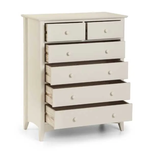 Cameo 4+2 Chest Stone White