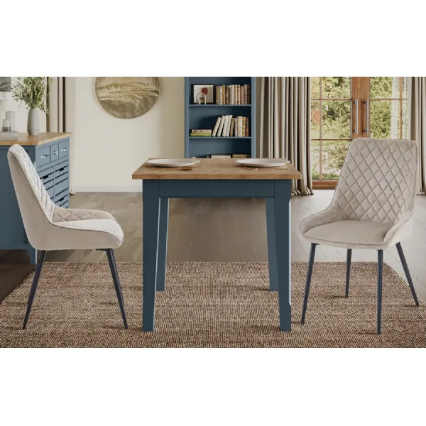 Signature Blue Square Dining Table