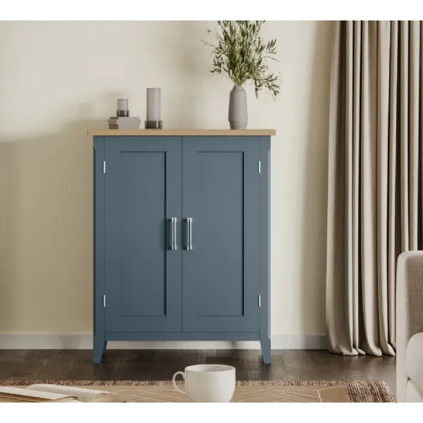 Signature Blue Shoe Storage Cupboard