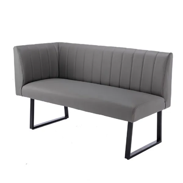 The Chair Collection Corner Bench Part 2 (Righthand) Grey