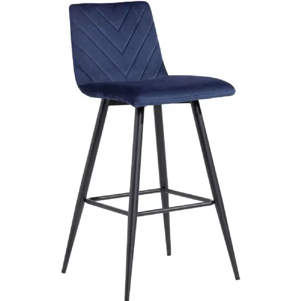 The Chair Collection Velvet Bar Stool