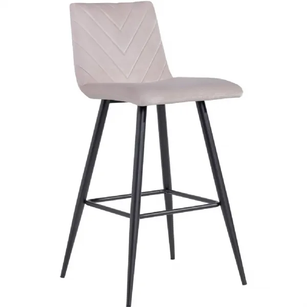 The Chair Collection Velvet Bar Stool