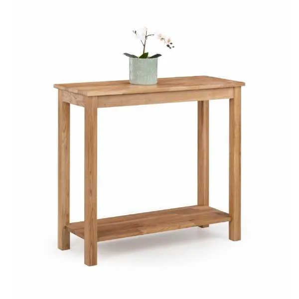 COXMOOR CONSOLE TABLE 90CM OAK