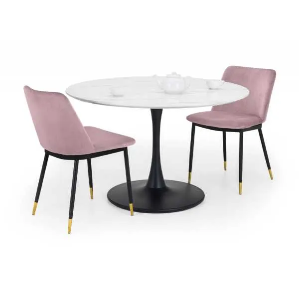 Delaunay Dining Chair Dusky Pink