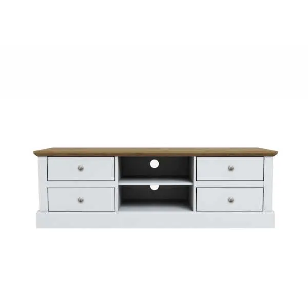 Devon TV Unit White