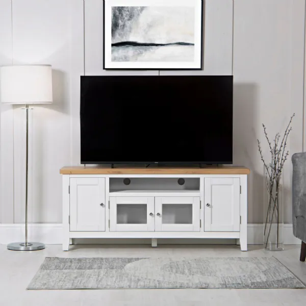 EA Dining White Large TV