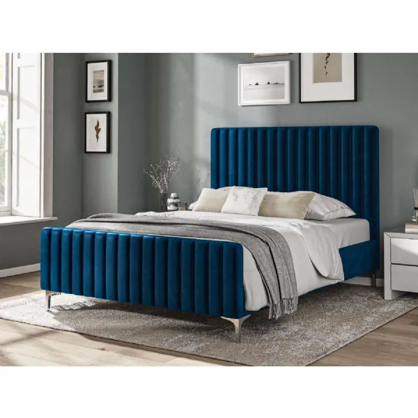 Fabric Bed Collection Blue 4