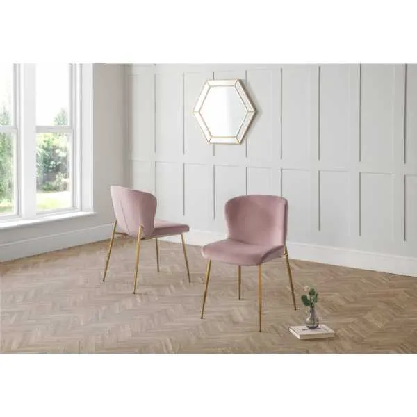 Harper Dining Chair Dusky Pink