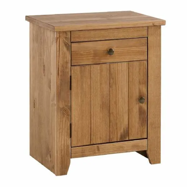 Havana Bedside Cabinet Pine