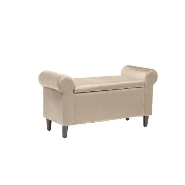 Highgrove Storage Ottoman Beige