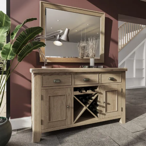 Oak 2 Door Large Sideboard