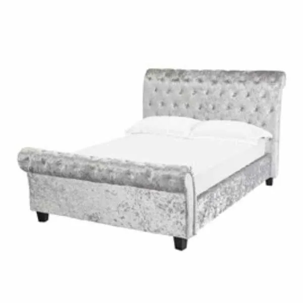 Isabella 4.6 Double Bed Silver