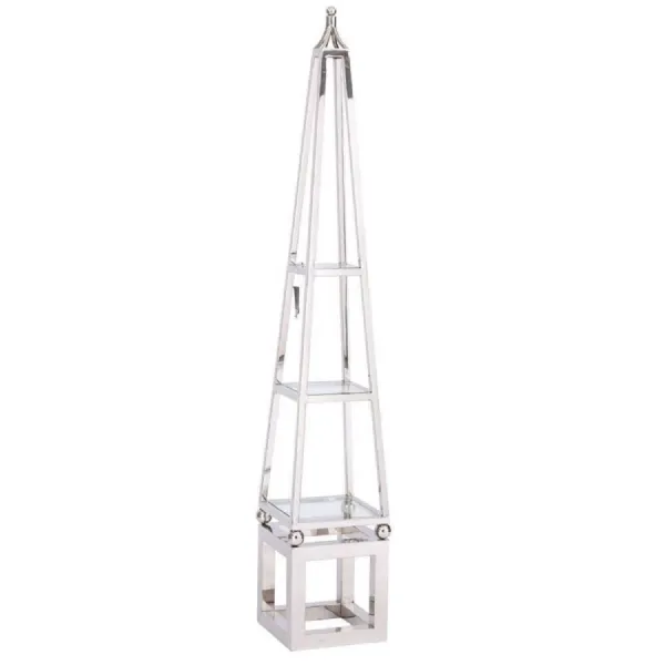 Mint Homeware Obelisk Glass And Steel