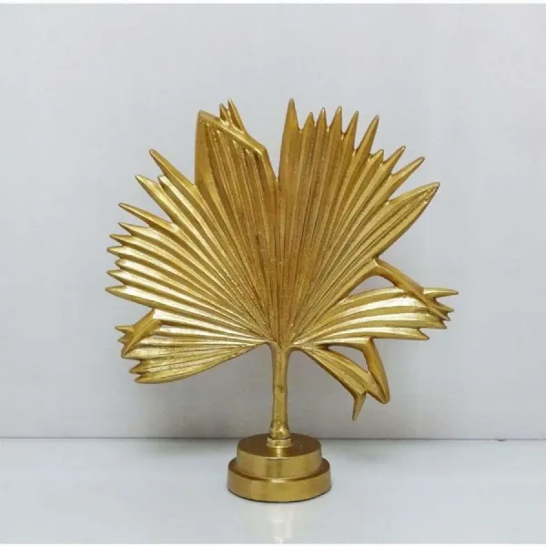 Mint Homeware Large Leaf Sculpture Gold