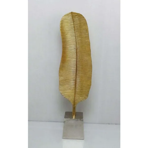 Mint Homeware Small Big Leaf Sculpture Gold